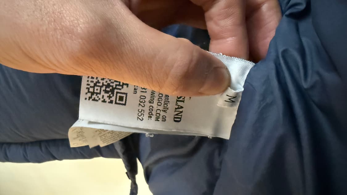 (M/100) 스톤아일랜드 오가닉 필 텔라 패딩 네이비 상품이미지7