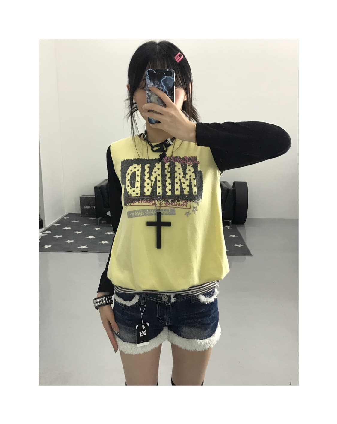 Jpn Y2k Gya-ru Long Sleeve T-Shirts 상품이미지1