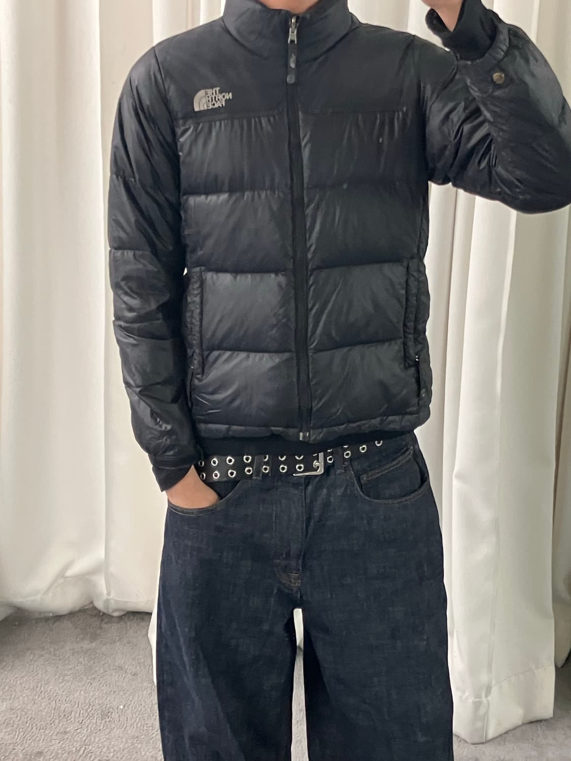 노스페이스 700 눕시 구스 다운 패딩 S 상품이미지6