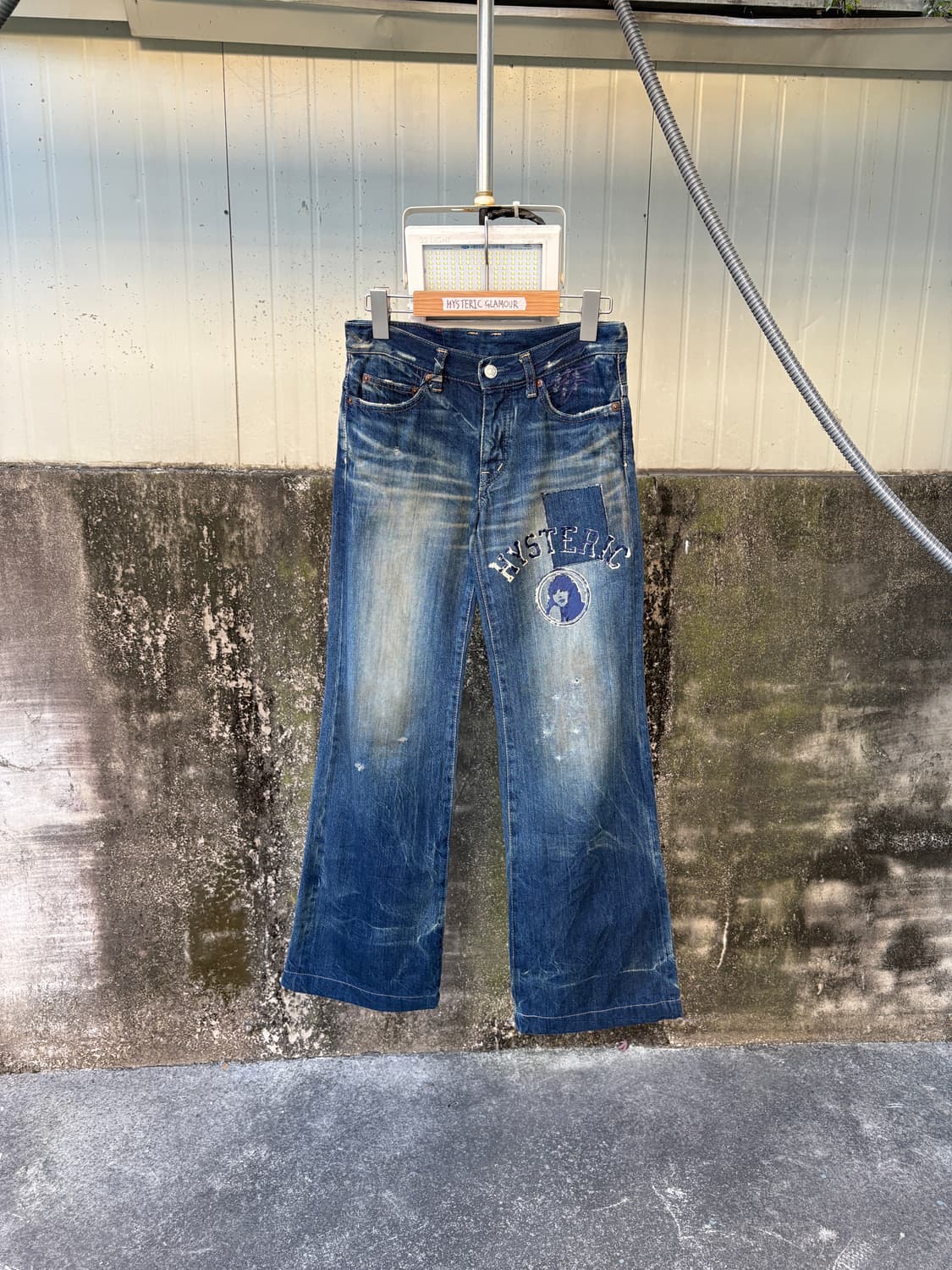 히스테릭 글래머 데님 부츠컷 팬츠 상품이미지1