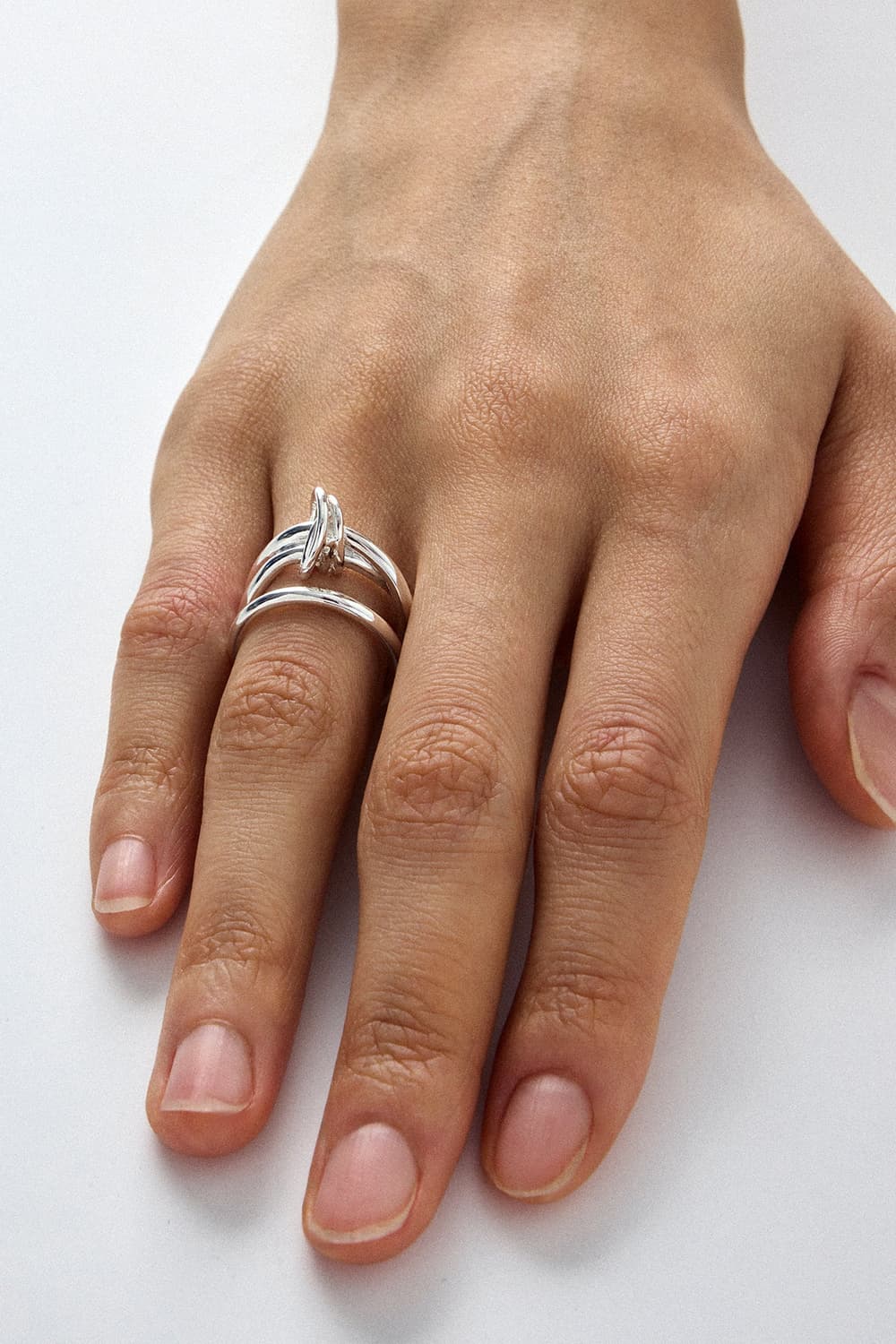 콜드프레임 Gordian Bold Knot 반지 16호 상품이미지2