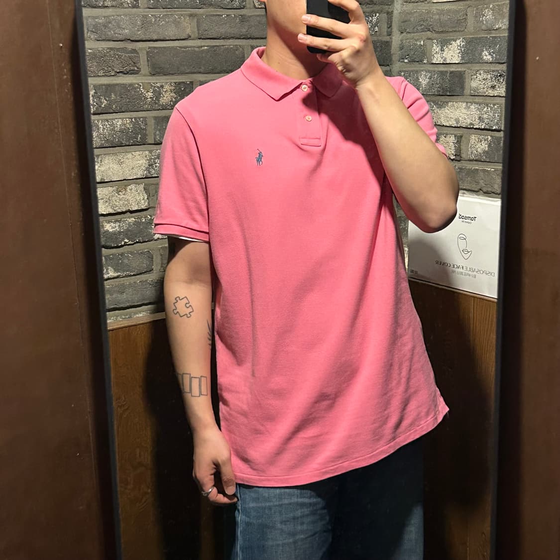 XL) 폴로 랄프로렌 클래식 반팔 카라티 PK 핑크 상품이미지8