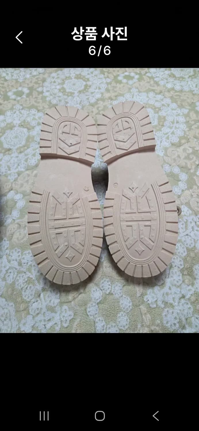 브라운 가죽 캐주얼 운동화270 상품이미지6