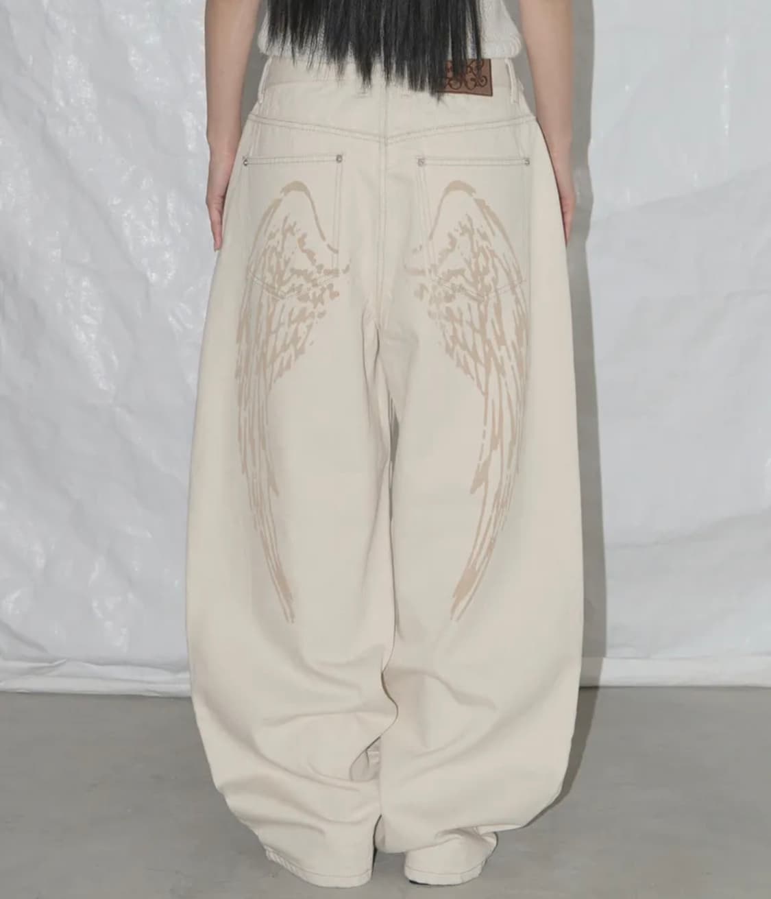 팬시클럽 엔젤 빈티지 워싱 핀턱팬츠 상품이미지1