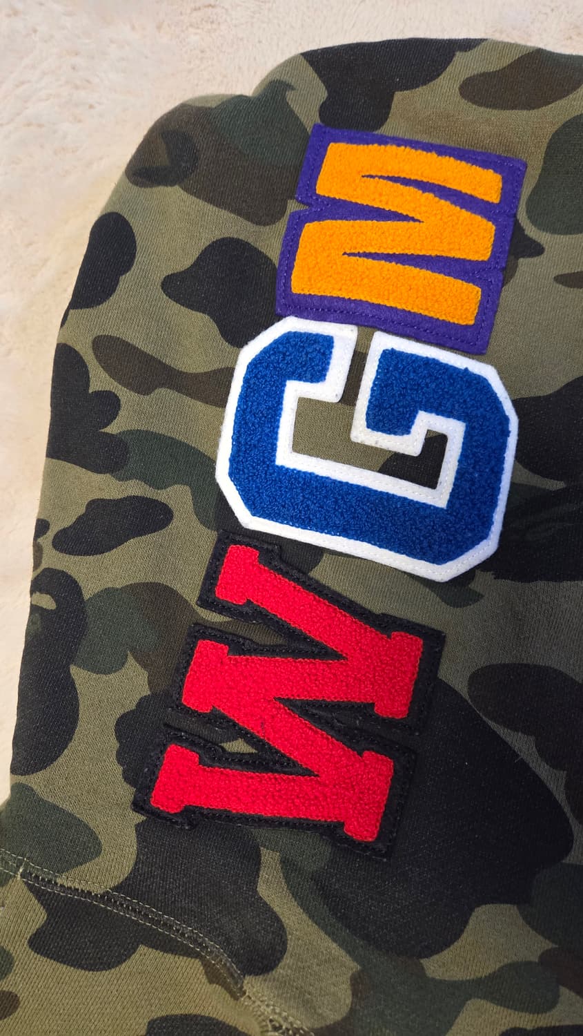 베이프 반반카모 샤크후드 2XL 상품이미지4