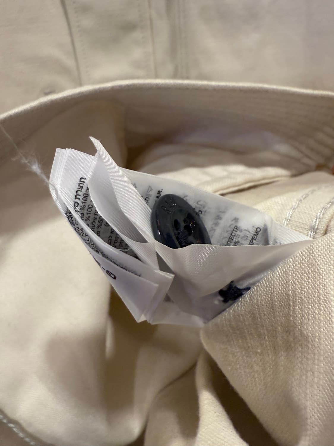 지스타 로우 베이지 로고 워크자켓 상품이미지3