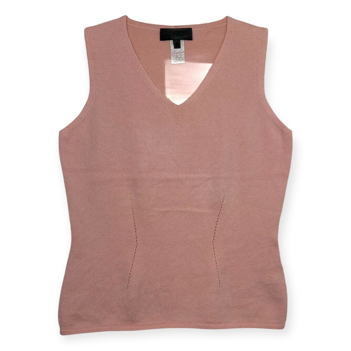 Les copains 르코팽 니트 베스트 조끼 슬리브리스 민소매 티셔츠 상품이미지1