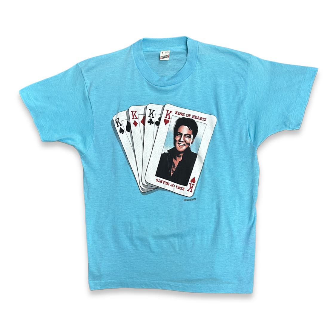 Late 80s Elvis Presley 티셔츠 L 상품이미지1