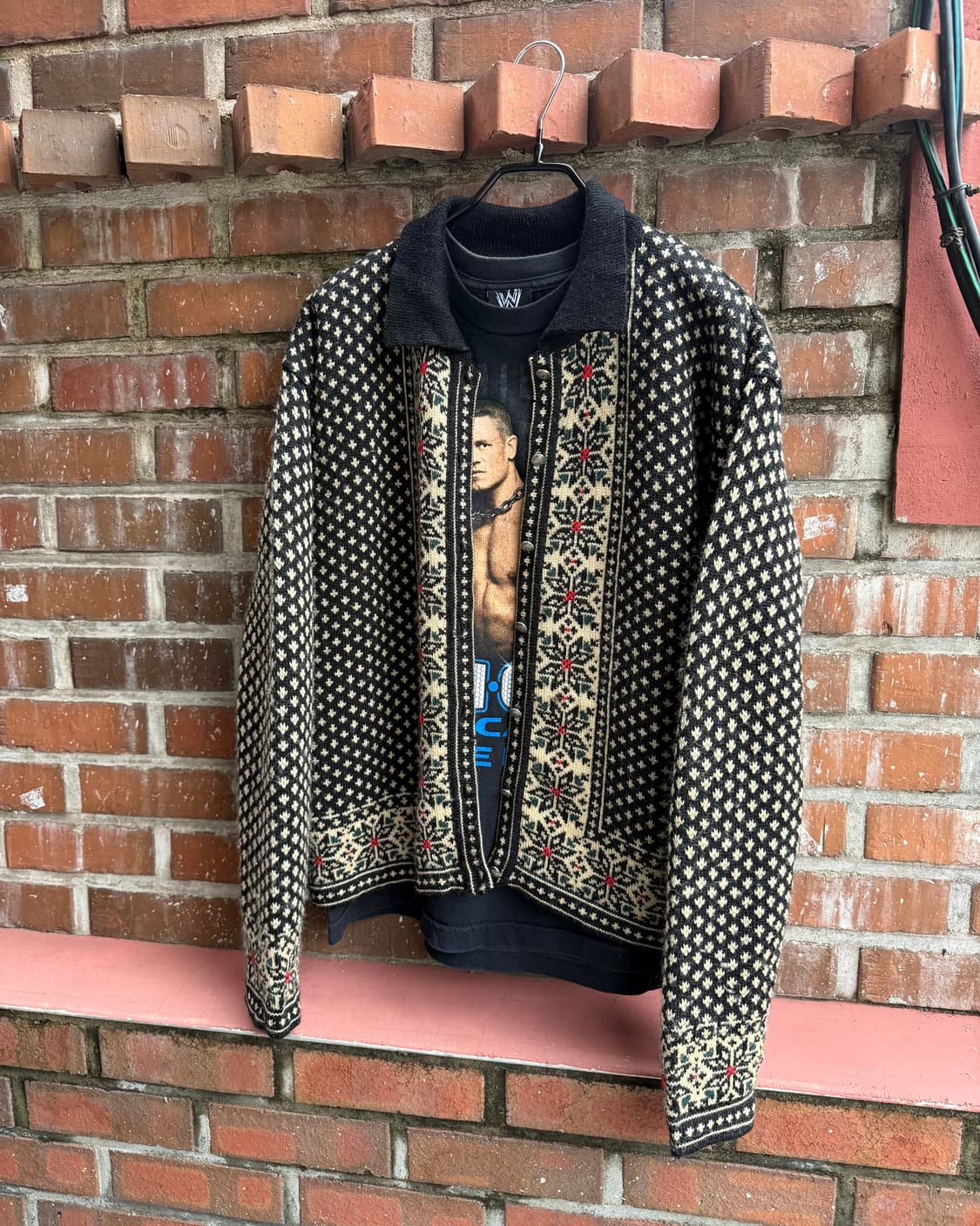 90s JONES NEW YORK 노르딕 니트 자켓 상품이미지1