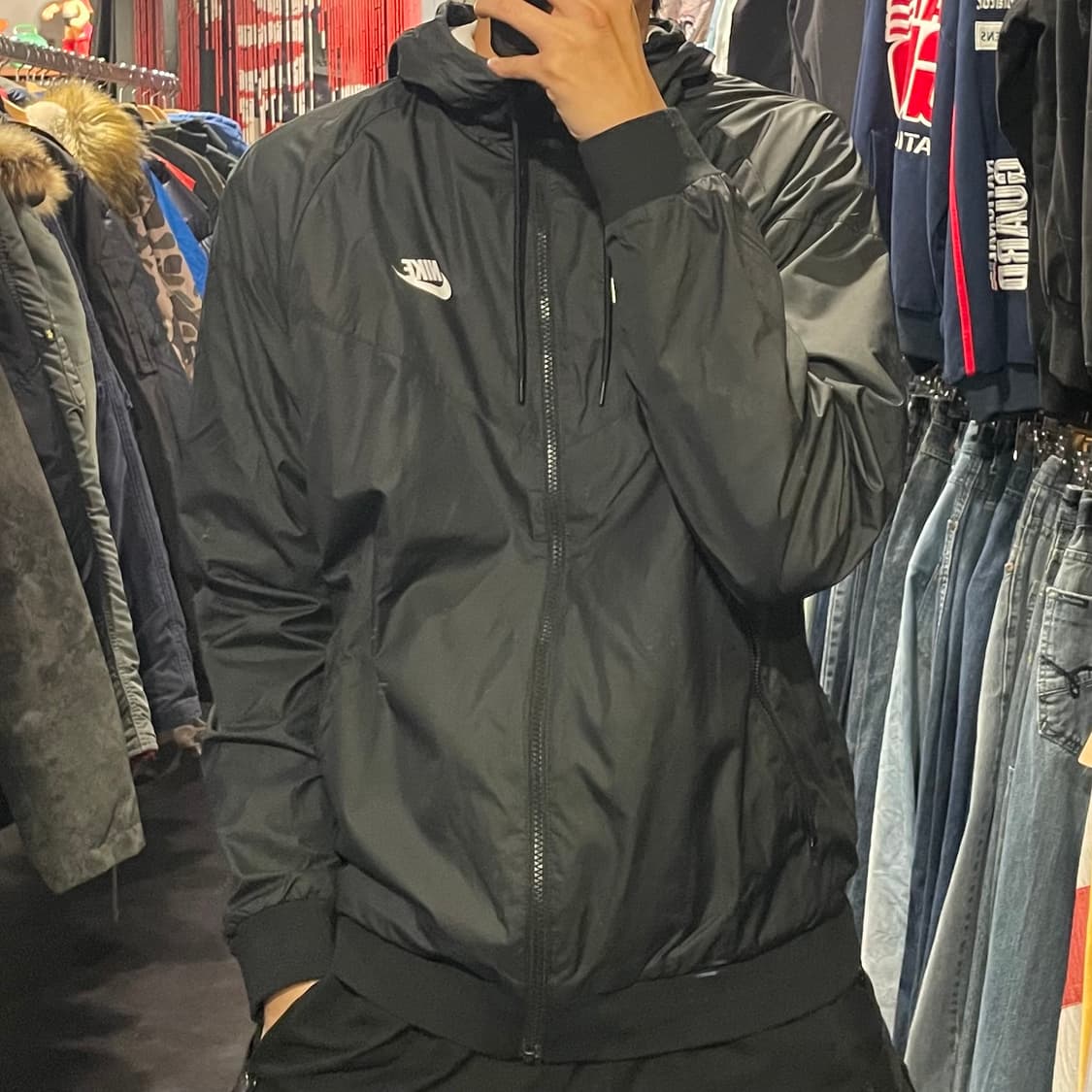 [IM] NIKE 나이키 블랙 바람막이 상품이미지3