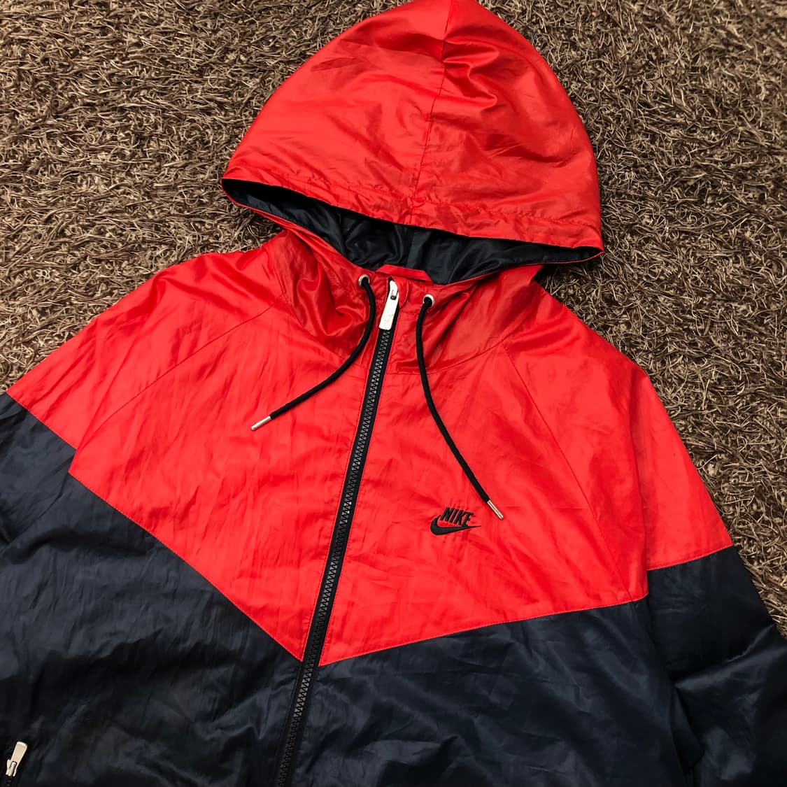 XL 나이키 윈드러너 배색 후드 바람막이 자켓 상품이미지2