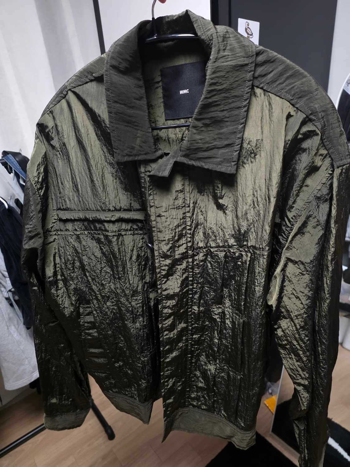 wmc 나일론 트러커자켓 카키 (L) 상품이미지4