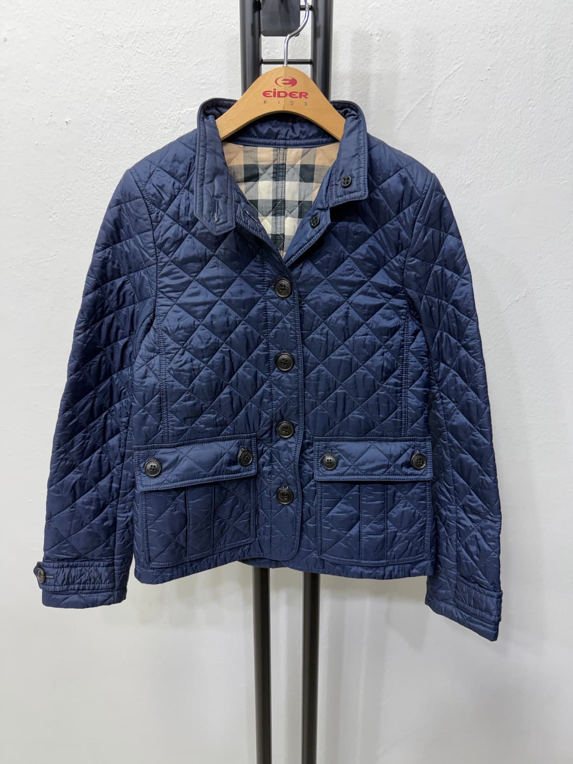 정품) 버버리 키즈 퀼팅 자켓 10Y 상품이미지1