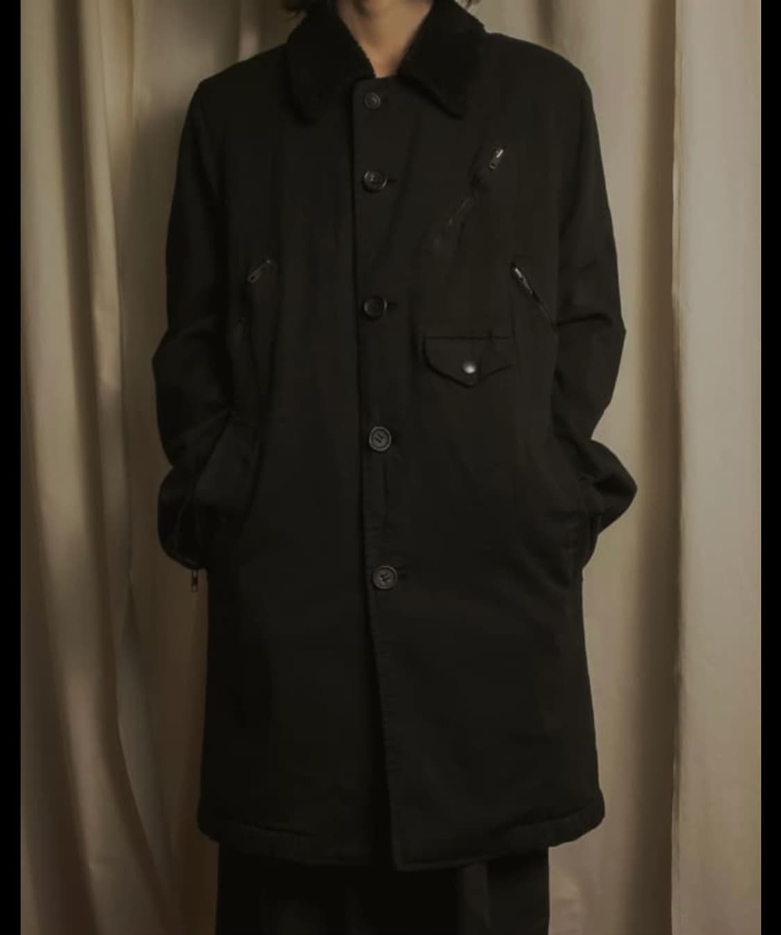 꼼데가르송 옴므 05aw 멀티 포켓 코트 상품이미지1