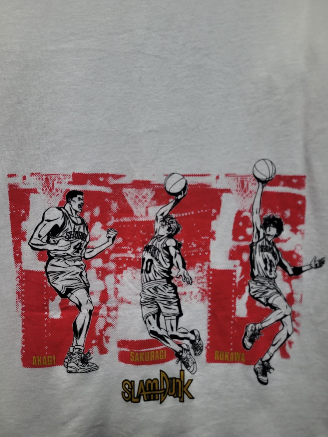 SLAM DUNK 빈티지 90s A급 전후 프린팅 셔츠  상품이미지5