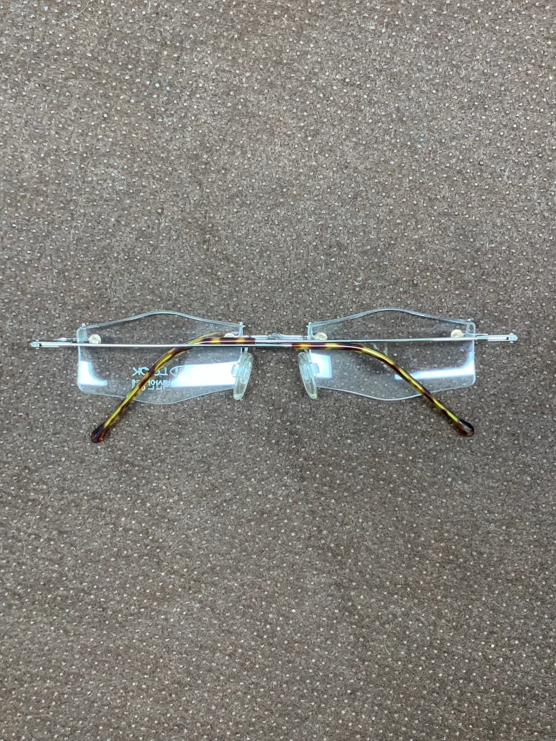 백산 90’s 아카이브 림리스 무테안경 상품이미지6