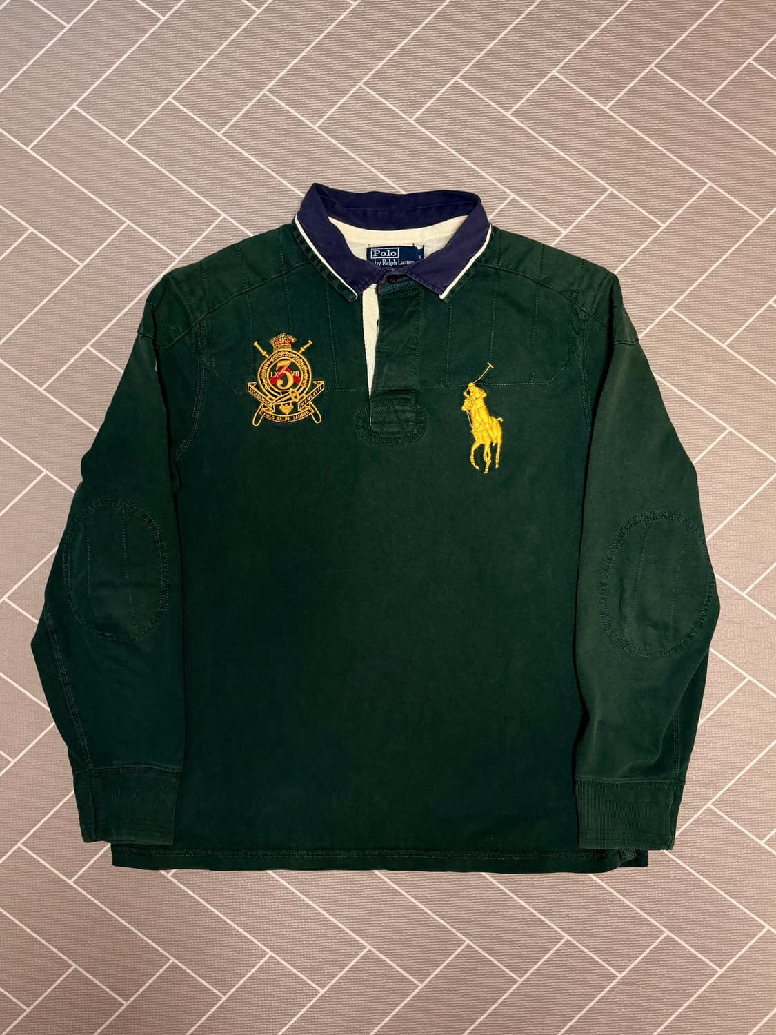 폴로 빅포니 긴팔 럭비티 그린 상품이미지2