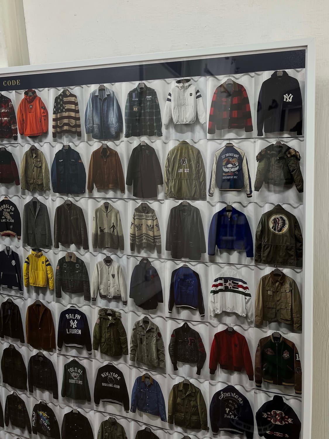 폴로 랄프로렌 아카이브 165피스 아우터 아트웍 액자 상품이미지5