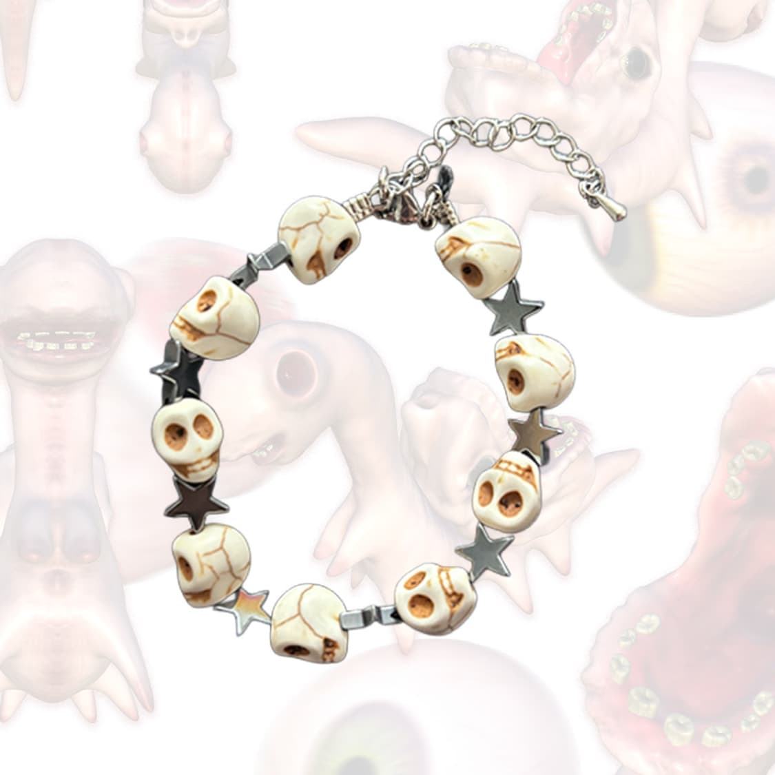 해골 별 팔찌 M 상품이미지1