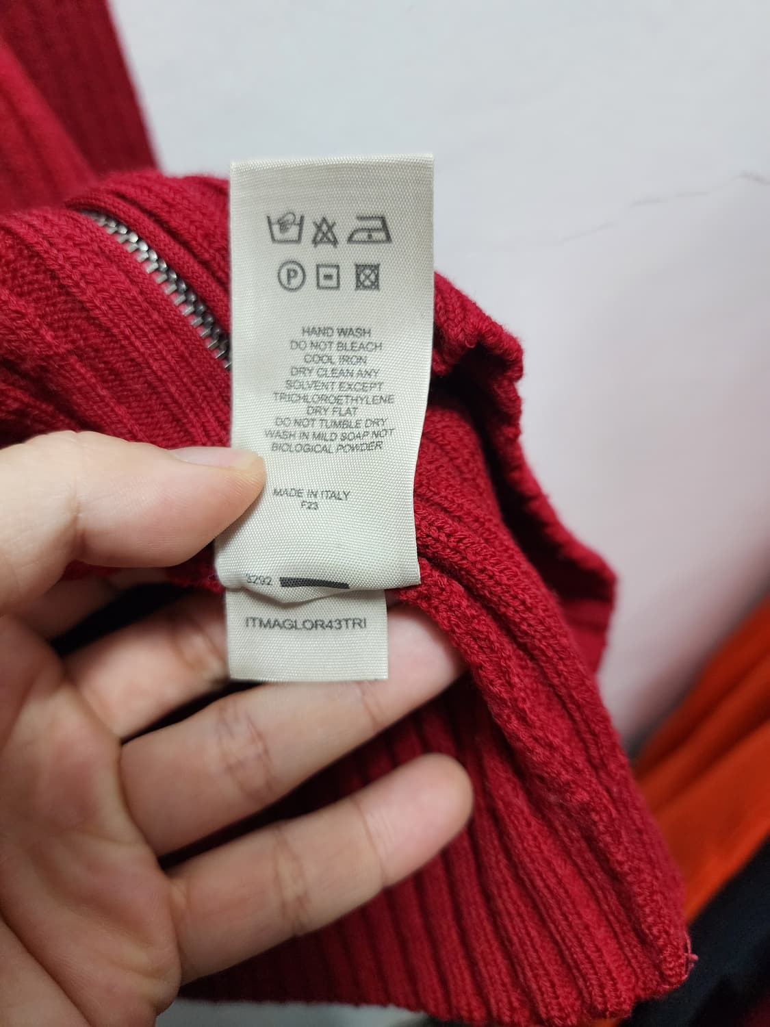 버버리 이태리 니트 집업 가디건 상품이미지6