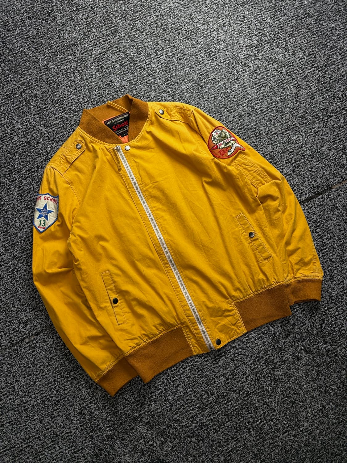 쇼트 US 패치로고 봄버 플라이트 자켓 2713 상품이미지1