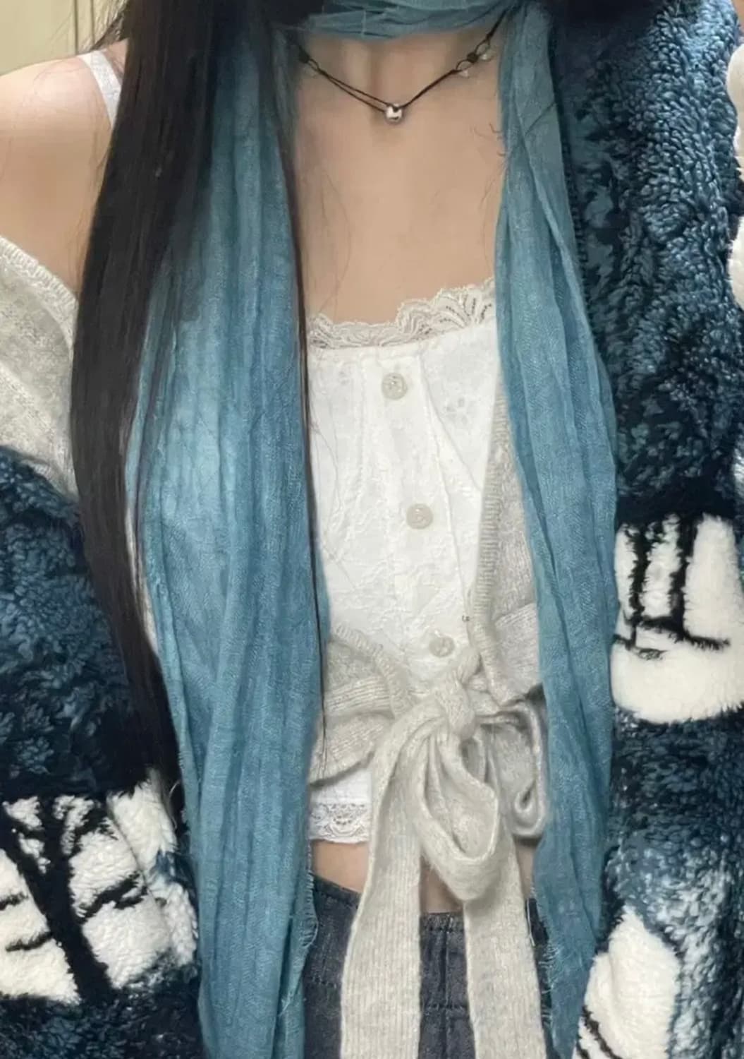 급전 크루빈티지 코디세트 코디셋 셋업 블루 카메 썬가든파티 케토하우스 상품이미지2