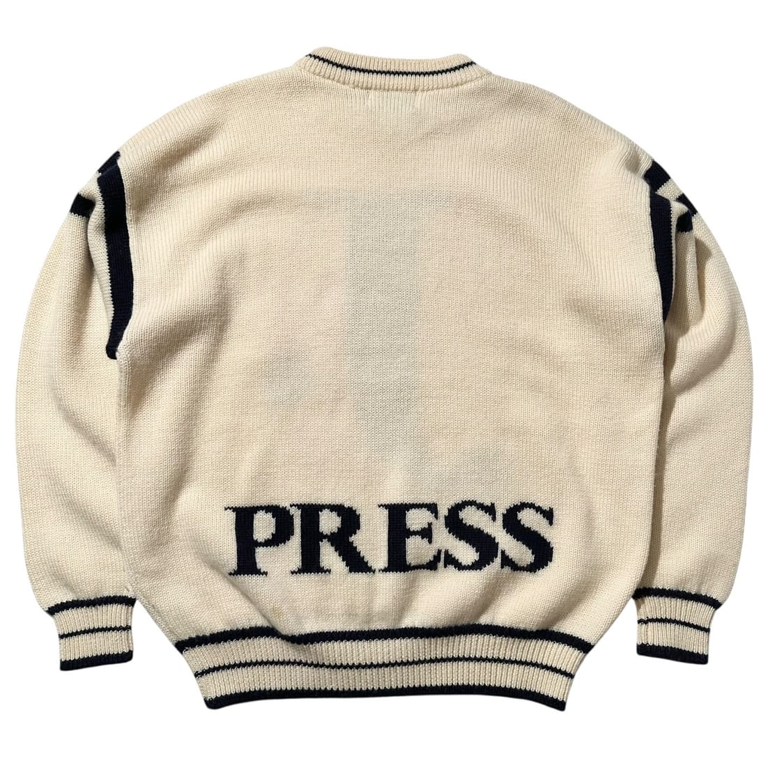 제이프레스 90‘s 레터맨 헤비 울 니트 상품이미지2