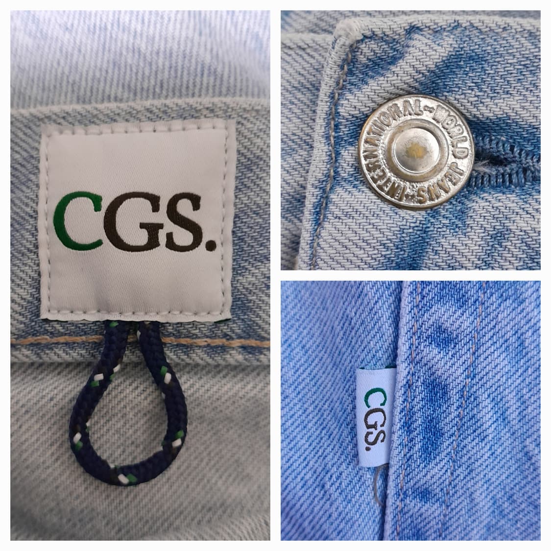 23SS CGS 캘리포니아 제너럴 스토어 연청 데님팬츠 XL/34" 상품이미지7