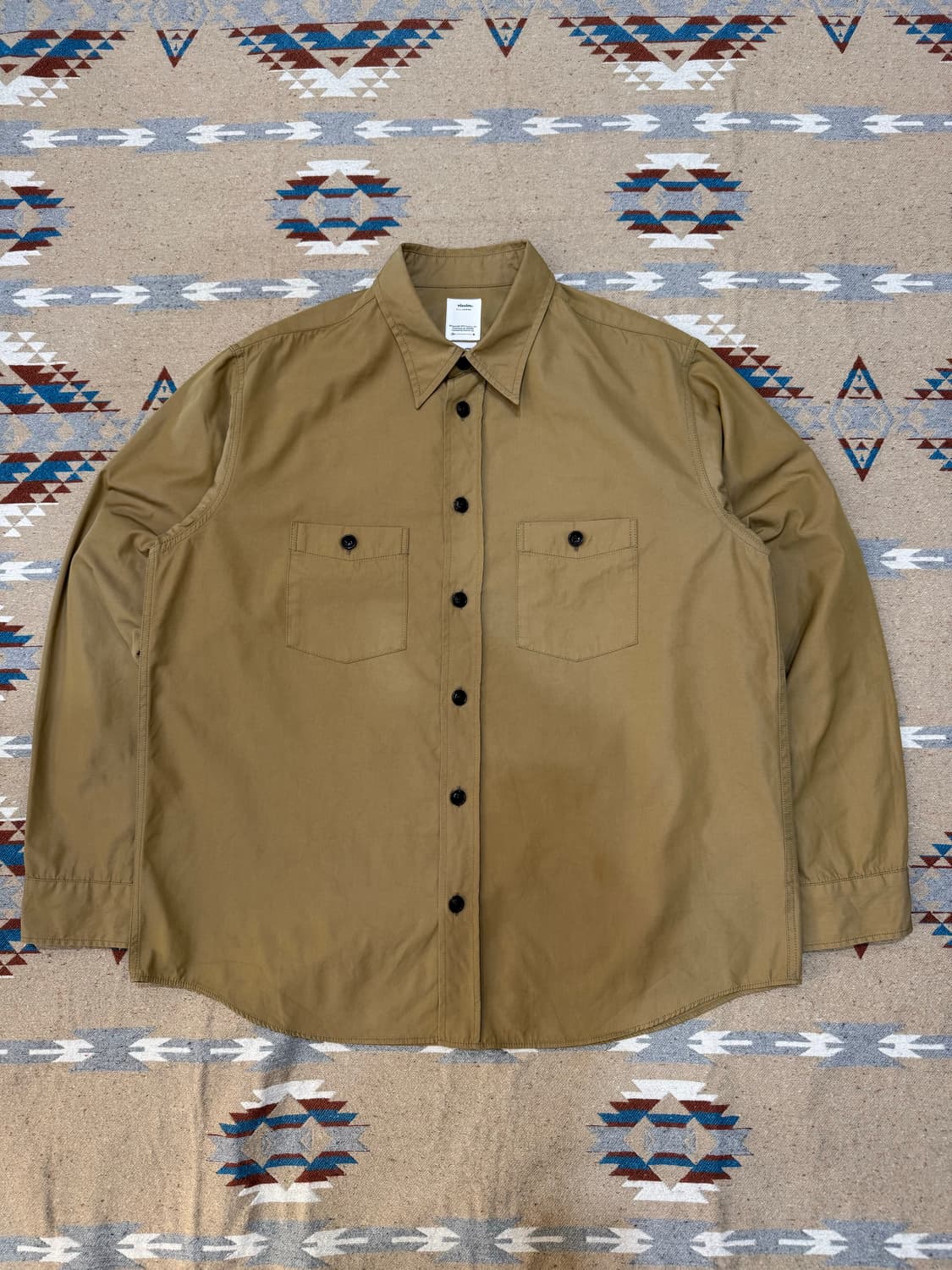 [3][L] visvim 비즈빔 USM 알바코어 셔츠 베이지 상품이미지2