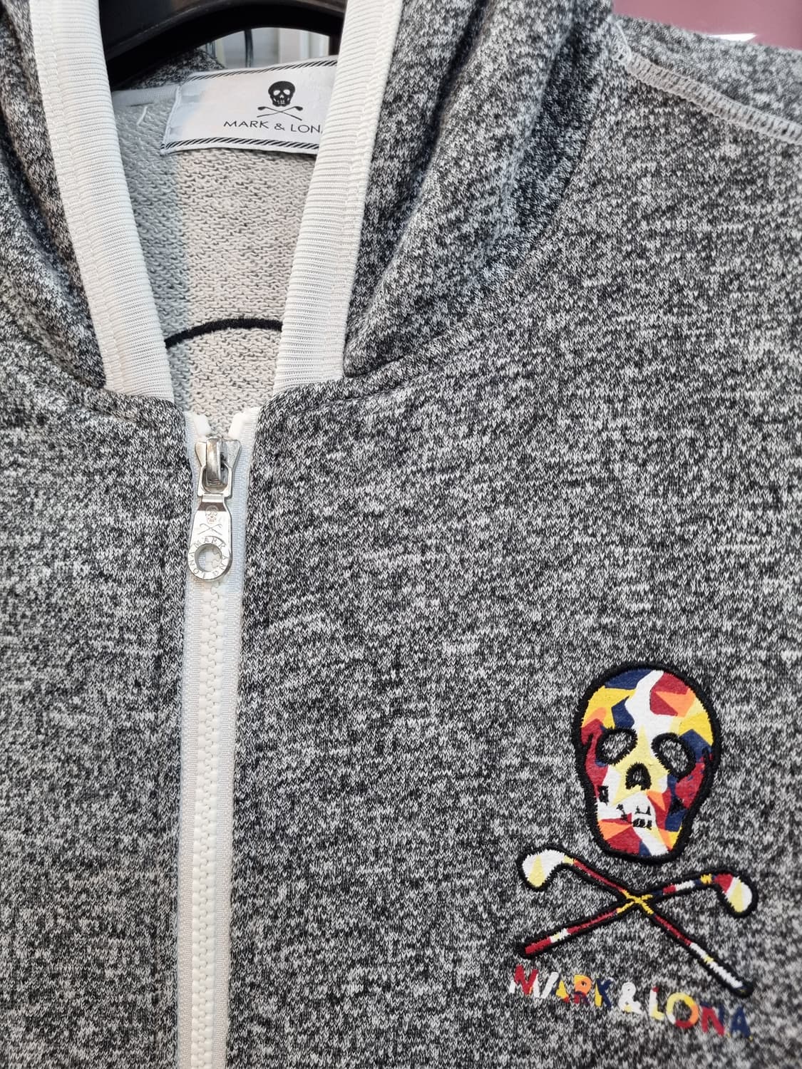 마크앤로나 해골 후드집업 XL 상품이미지3
