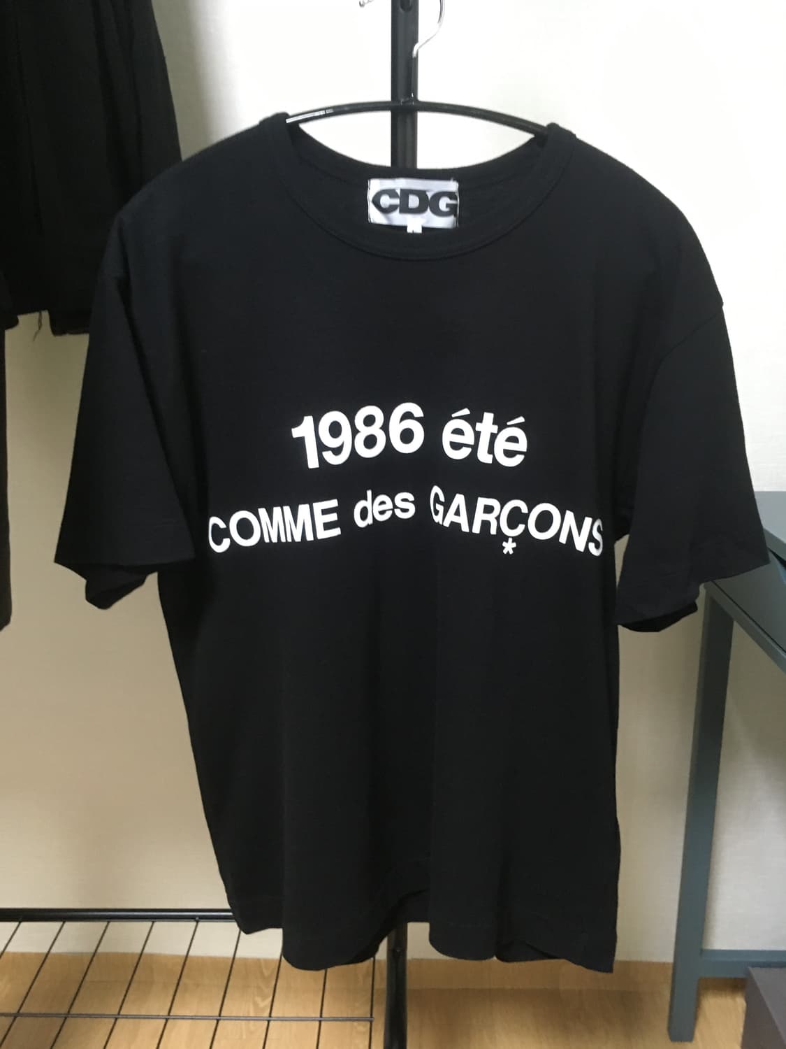 CDG 1986 꼼데가르송 티셔츠 블랙 상품이미지1
