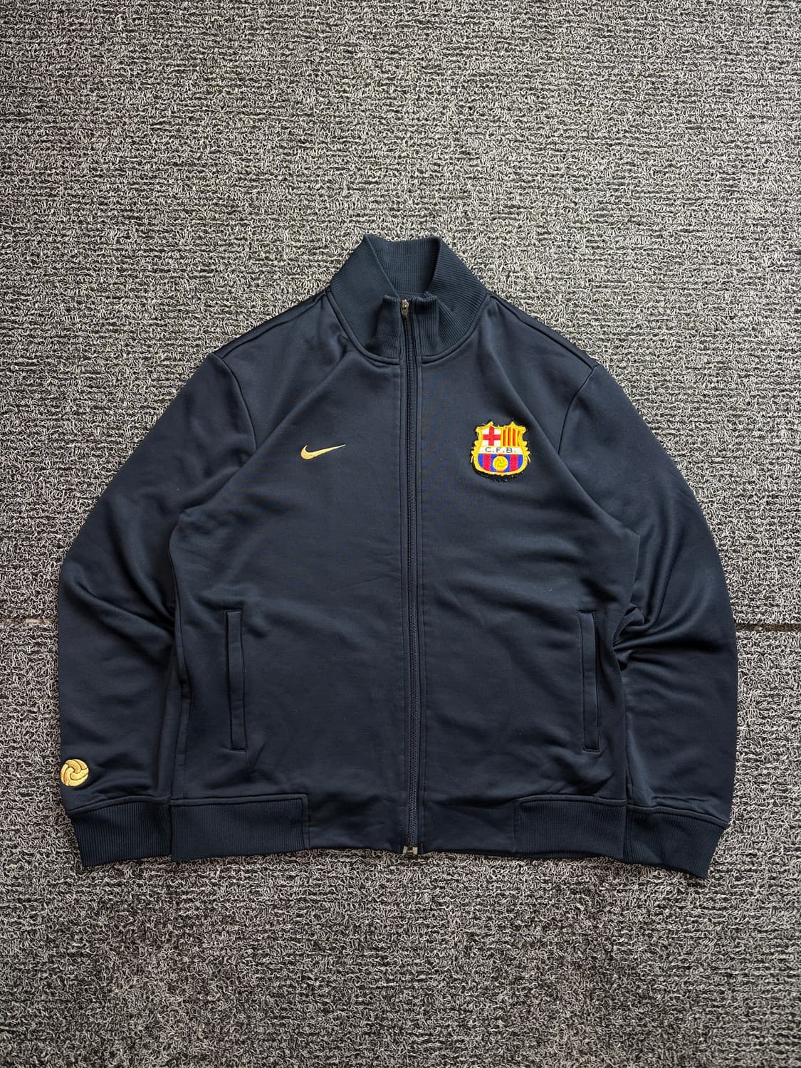 나이키 바르셀로나 레트로 풋볼 스웻 집업 자켓 2512 상품이미지2