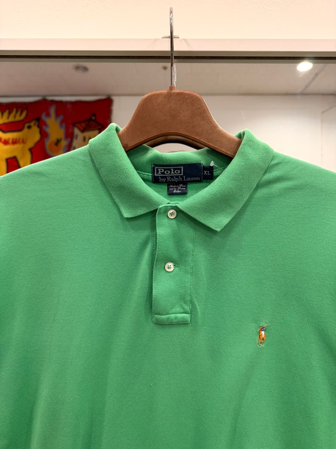 90-00s Polo RL 폴로 랄프로렌 피마코튼 pk 반팔 티셔츠 상품이미지3
