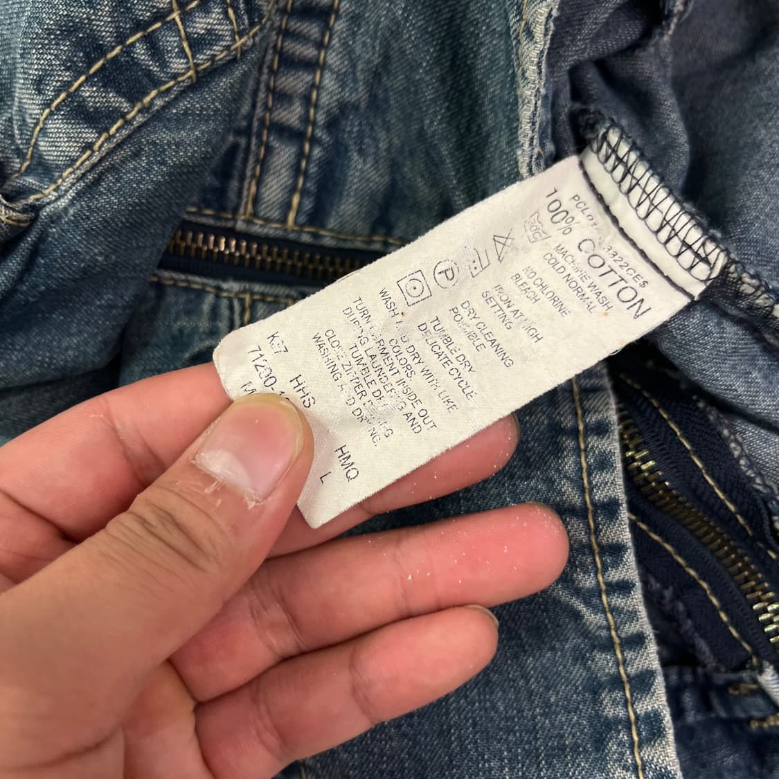 100 리바이스 90s 데님 올드스쿨 자켓 상품이미지8