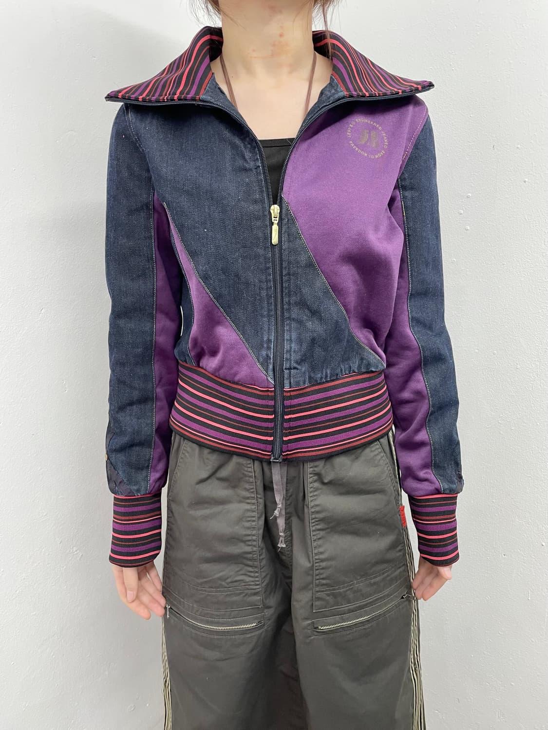 스포티 카키 지퍼 디테일 스커트 상품이미지6