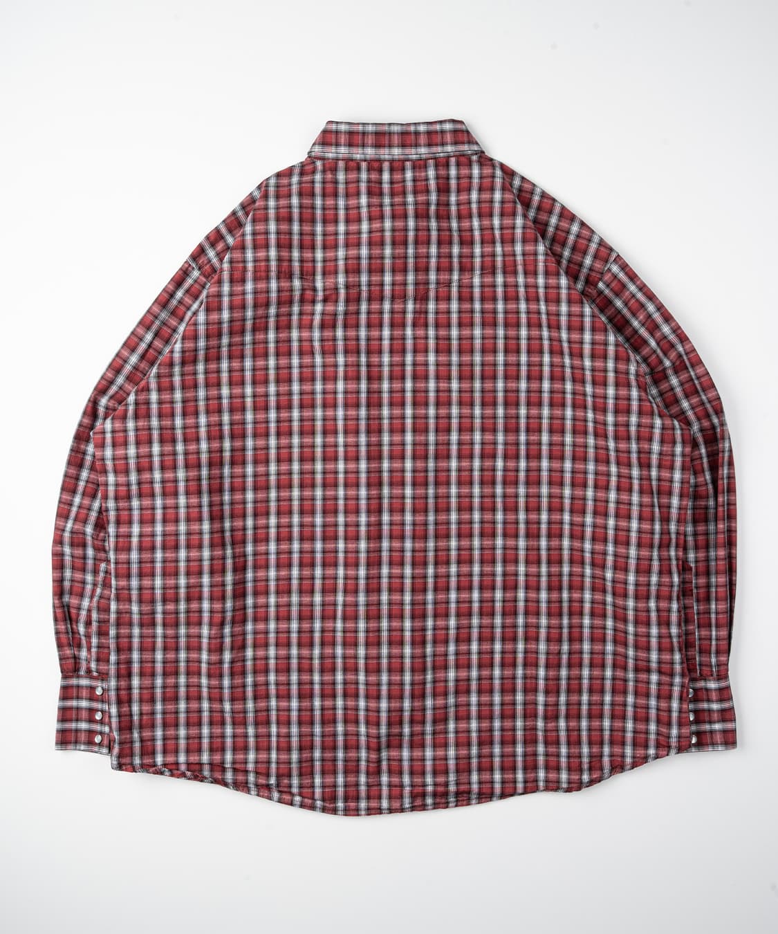 Wrangler 웨스턴 레드 플래드 셔츠 상품이미지2