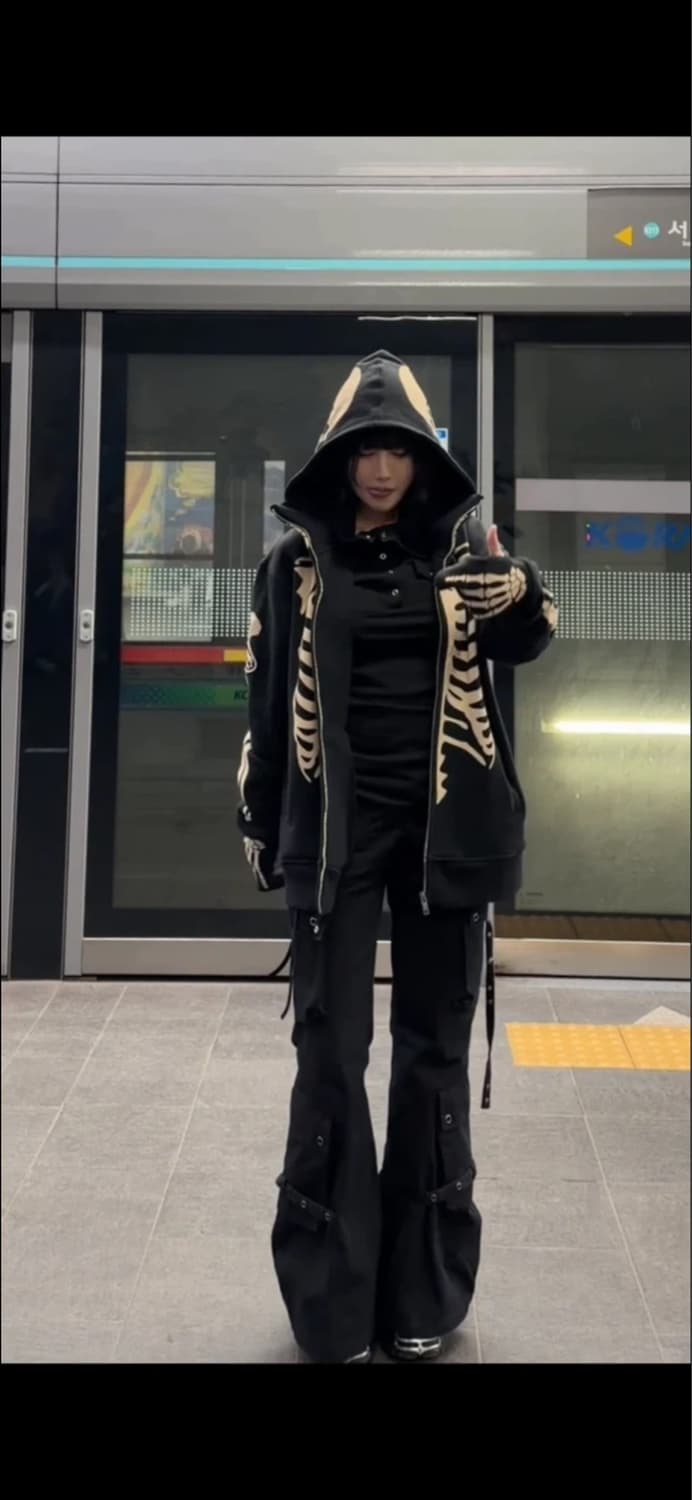 밴슨 본 넥워머 후드집업 상품이미지4