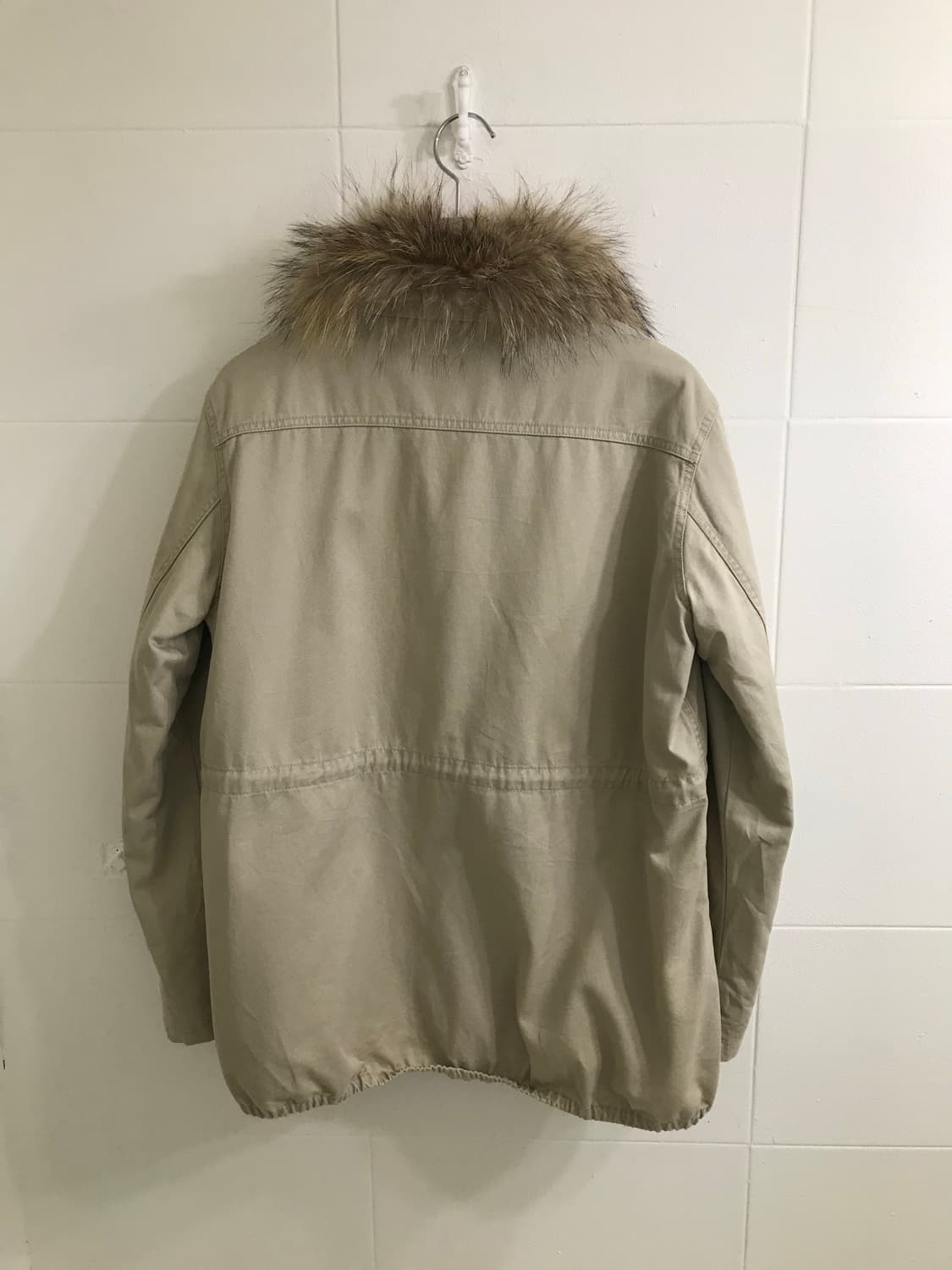 빈티지 아이보리 퍼 워크자켓 상품이미지4