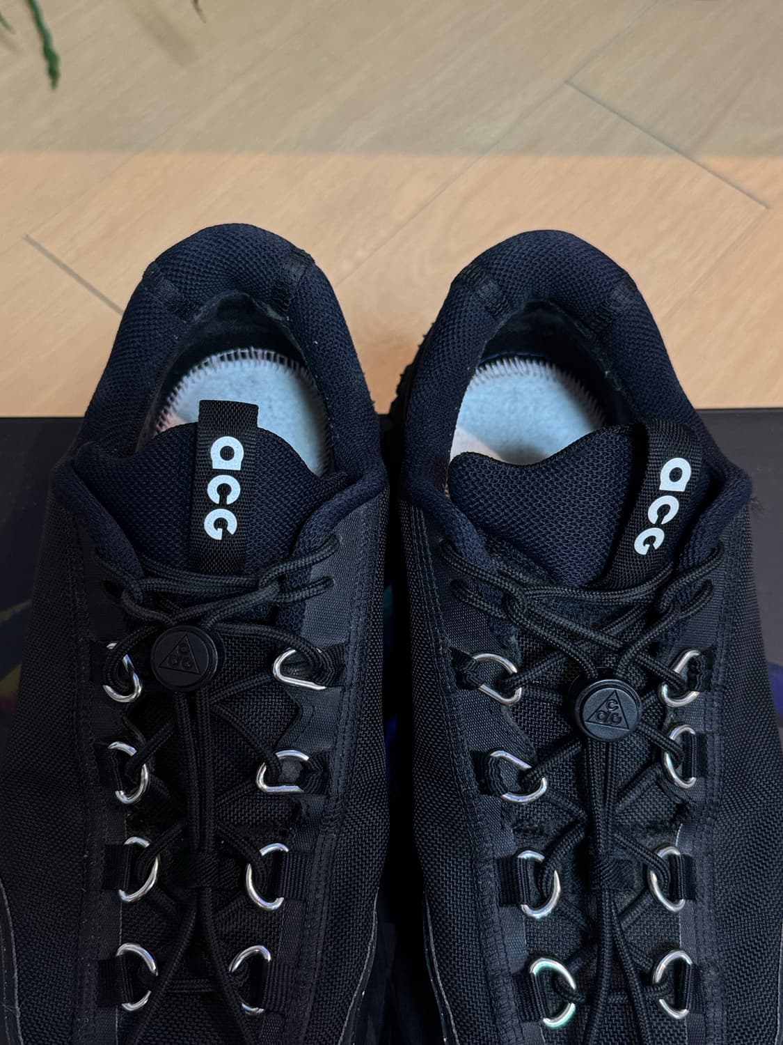 [290] 나이키 x 꼼데가르송 옴므 ACG 마운틴 플라이 2 로우 블랙 상품이미지7