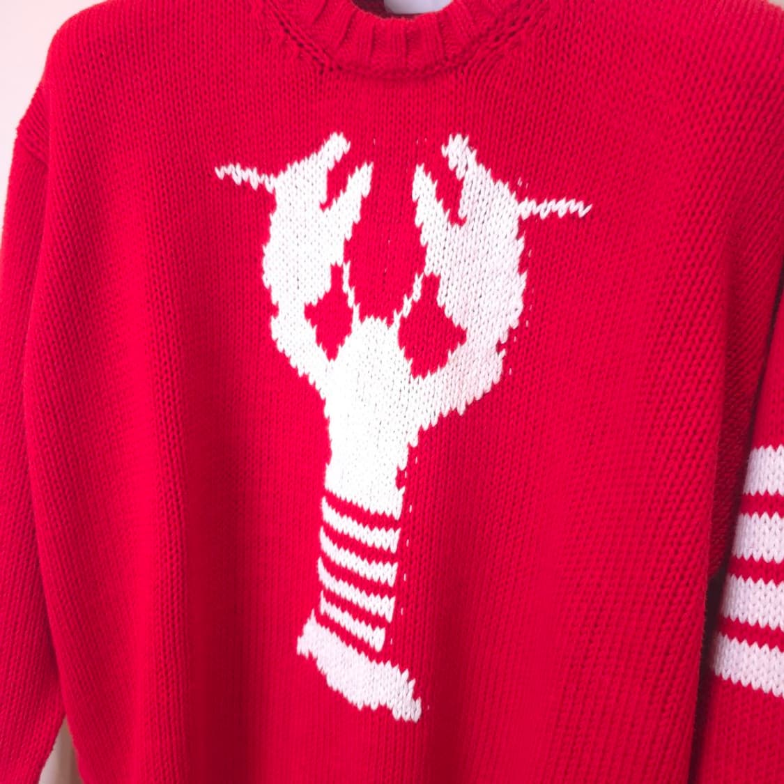 [중고/정품] 톰브라운 사선 랍스터 인타르시아 니트 상품이미지4