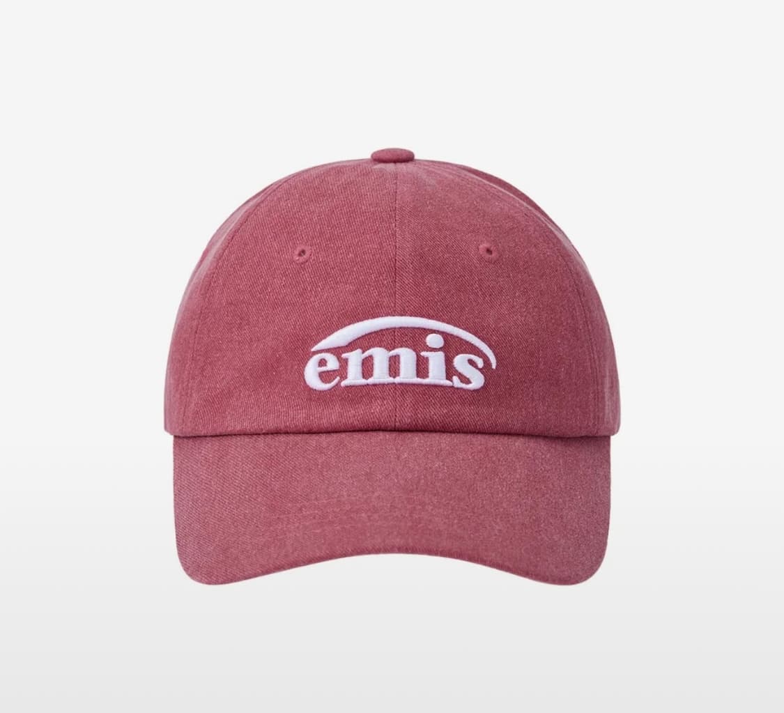 이미스 피그먼트 볼캡 레드 상품이미지1