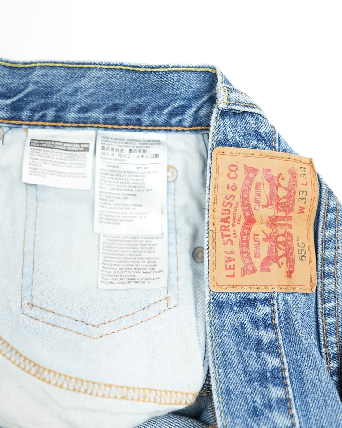 Levi's 리바이스 리워크 550 데님 상품이미지4