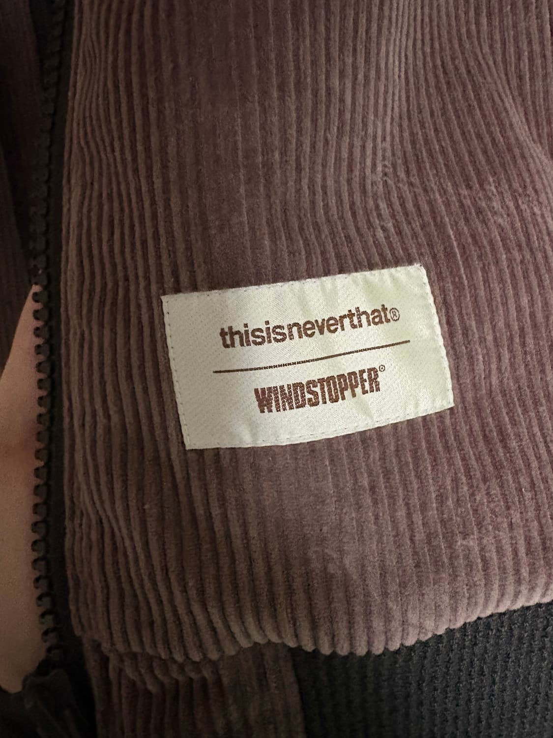 [M] 디스이즈네버댓 고어텍스 윈드스토퍼 코듀로이 자켓 풀럼 디네댓 상품이미지3