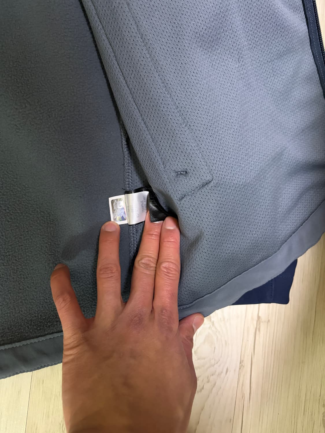 [US L] 노스페이스 WINDWALL 자켓 네이비 직수 상품이미지7