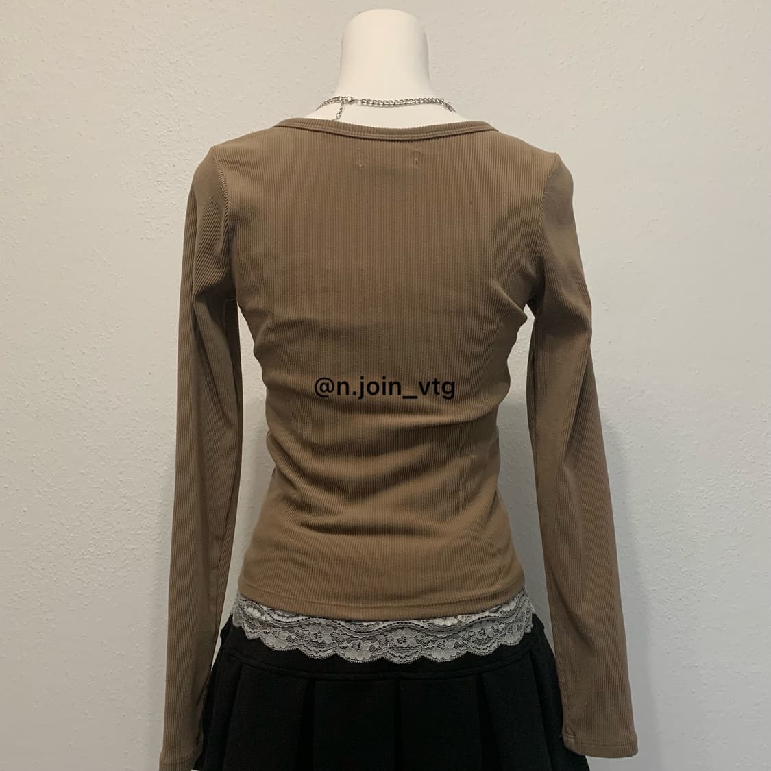 홀리스터 딥브라운 롱슬리브 아베크롬비 상품이미지3