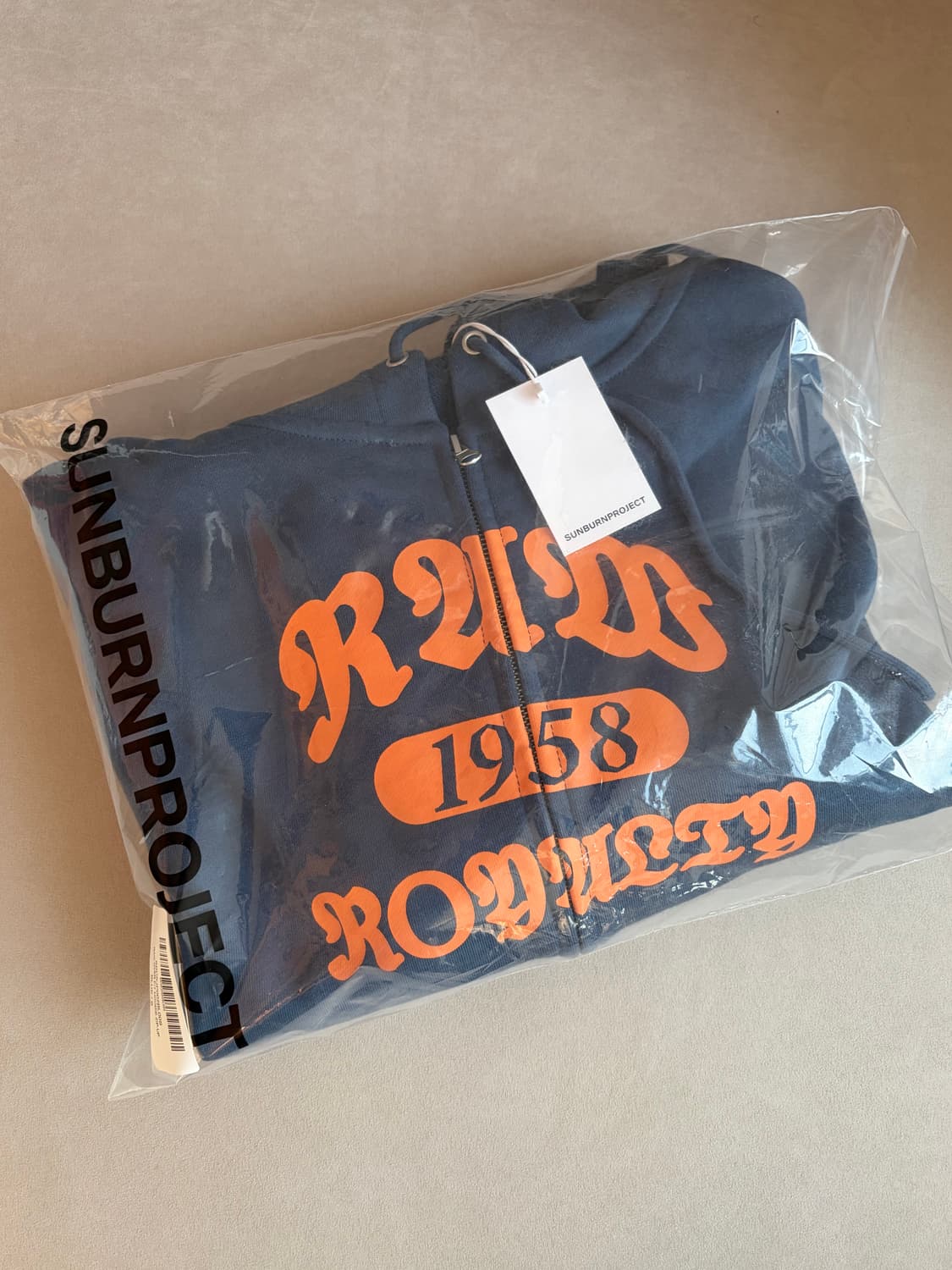 썬번프로젝트 블루 후드집업 (새상품) 상품이미지2