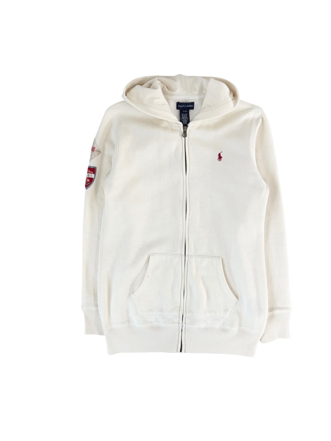 폴로 랄프로렌 아이보리 후드집업 상품이미지1