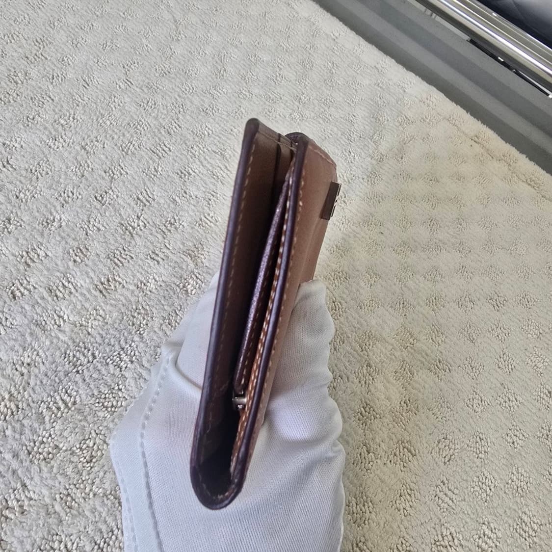 [중고/정품] 에르메스 베안 앱송 골드 하드웨어 장지갑 상품이미지7