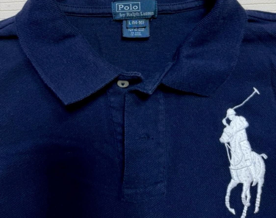 폴로 랄프로렌 빅포니 반팔 카라티 네이비 상품이미지2