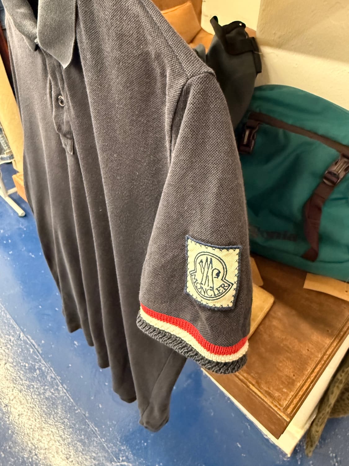 2000s Moncler 몽클레르 감마블루 반팔티 상품이미지4